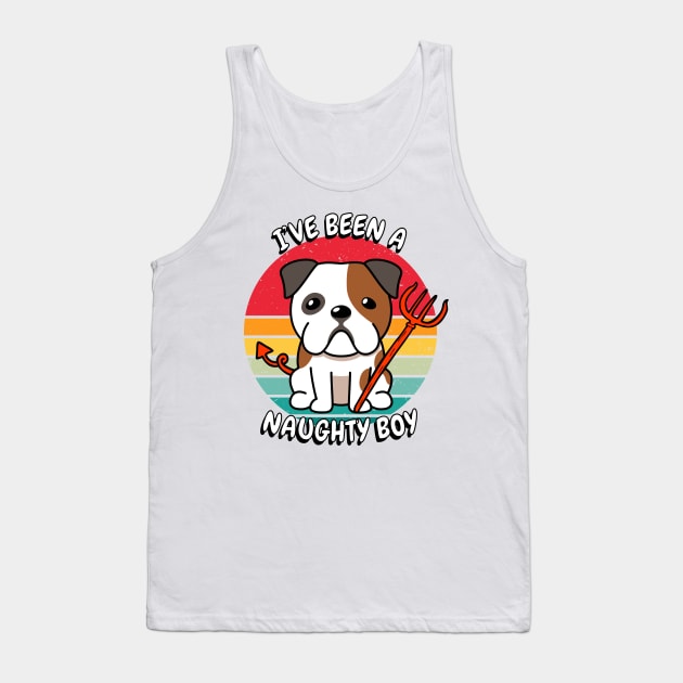 ive been a naughty boy - bulldog Tank Top by Pet Station